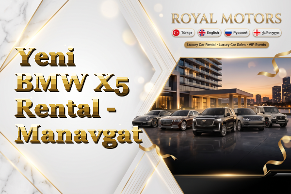 Yeni BMW X5 Rental - Manavgat