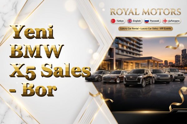 Yeni BMW X5 Sales - Bor