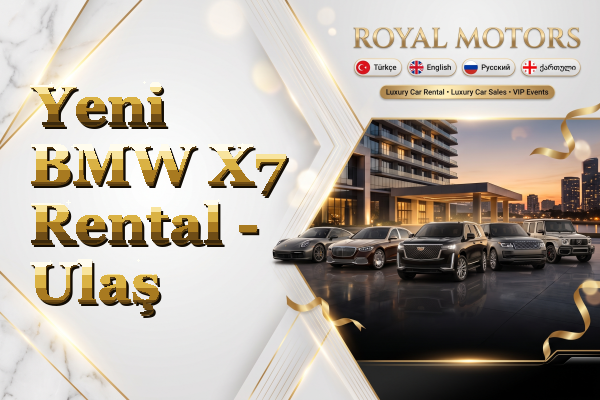 Yeni BMW X7 Rental - Ulaş