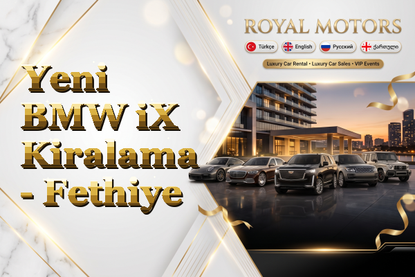 Yeni BMW iX Kiralama - Fethiye
