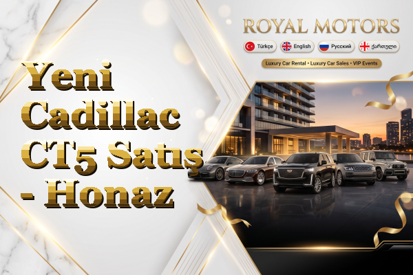 Yeni Cadillac CT5 Satış - Honaz