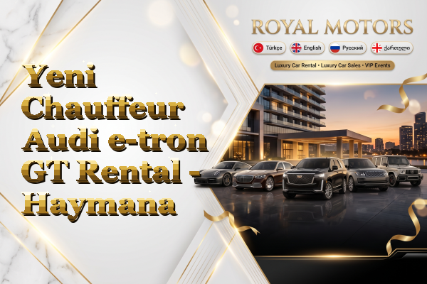 Yeni Chauffeur Audi e-tron GT Rental - Haymana