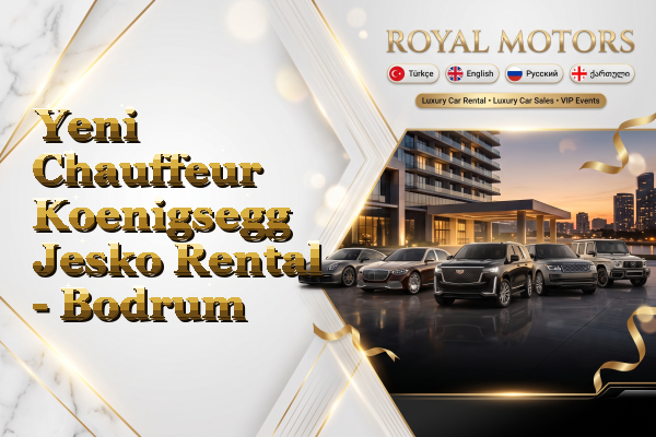Yeni Chauffeur Koenigsegg Jesko Rental - Bodrum