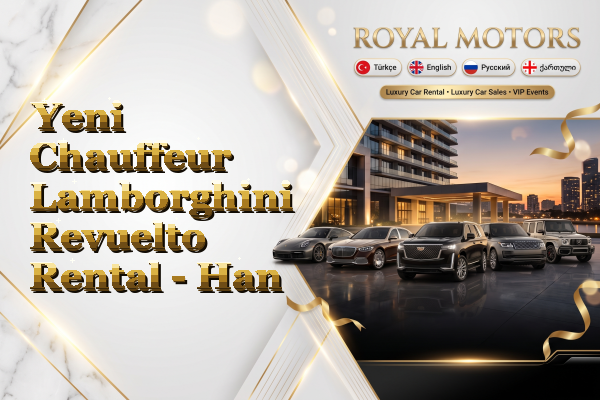 Yeni Chauffeur Lamborghini Revuelto Rental - Han