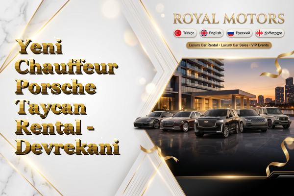Yeni Chauffeur Porsche Taycan Rental - Devrekani