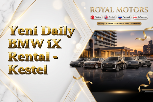 Yeni Daily BMW iX Rental - Kestel
