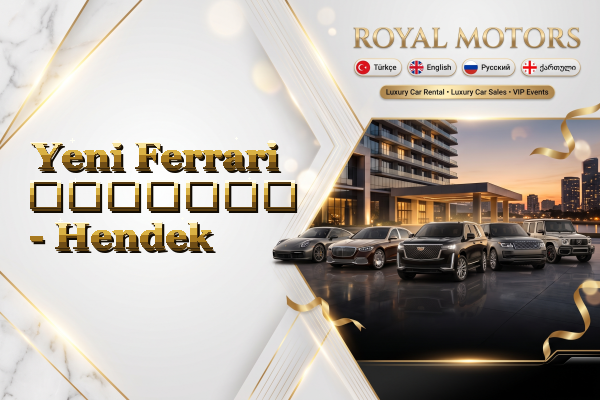 Yeni Ferrari გაყიდვა - Hendek