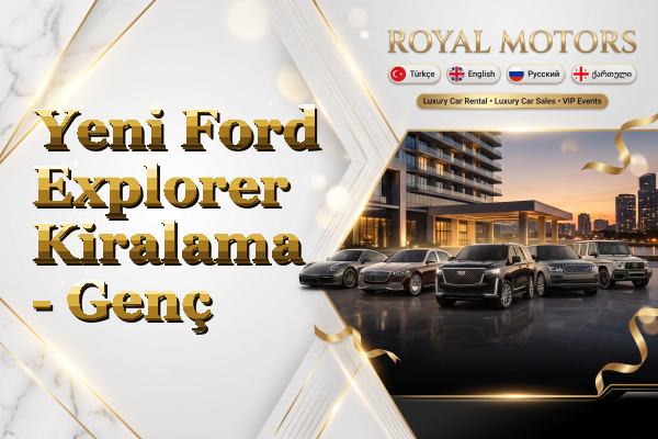 Yeni Ford Explorer Kiralama - Genç