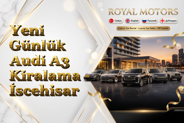 Yeni Günlük Audi A3 Kiralama - İscehisar