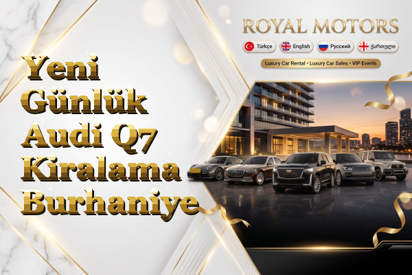 Yeni Günlük Audi Q7 Kiralama - Burhaniye
