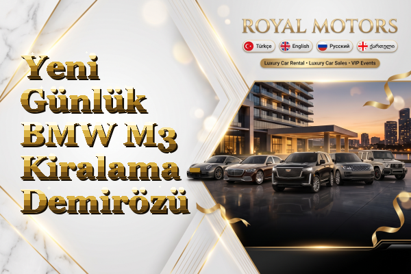 Yeni Günlük BMW M3 Kiralama - Demirözü
