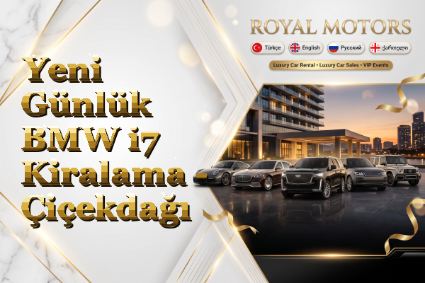 Yeni Günlük BMW i7 Kiralama - Çiçekdağı