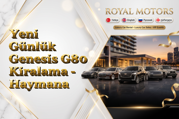 Yeni Günlük Genesis G80 Kiralama - Haymana