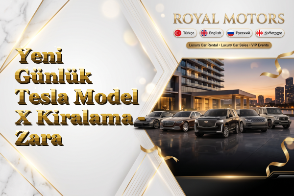 Yeni Günlük Tesla Model X Kiralama - Zara