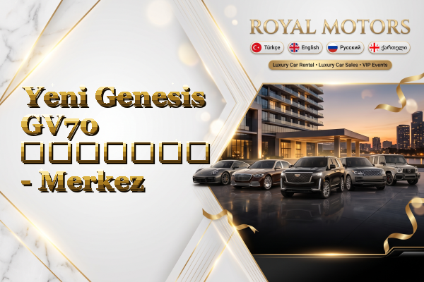 Yeni Genesis GV70 გაყიდვა - Merkez