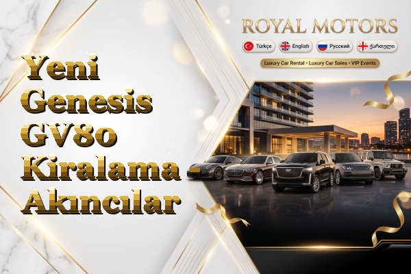 Yeni Genesis GV80 Kiralama - Akıncılar
