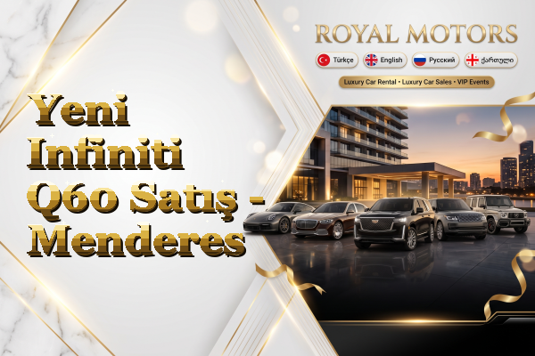 Yeni Infiniti Q60 Satış - Menderes