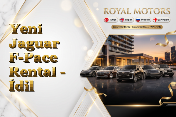 Yeni Jaguar F-Pace Rental - İdil
