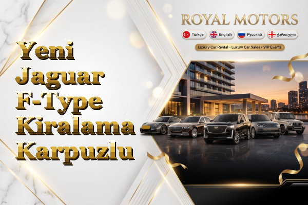 Yeni Jaguar F-Type Kiralama - Karpuzlu