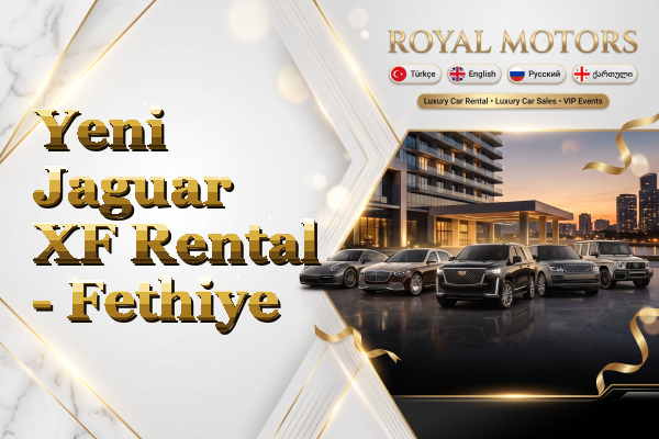 Yeni Jaguar XF Rental - Fethiye