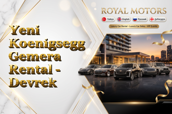 Yeni Koenigsegg Gemera Rental - Devrek