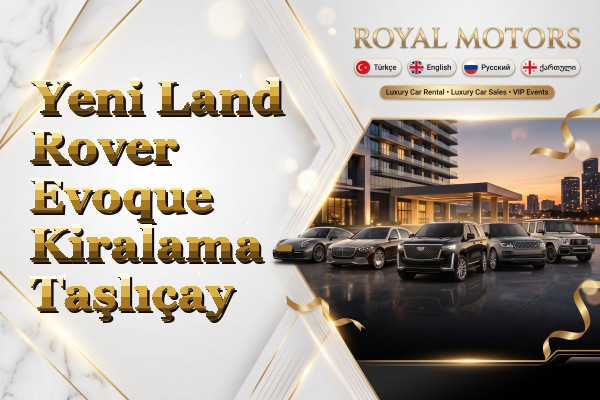 Yeni Land Rover Evoque Kiralama - Taşlıçay