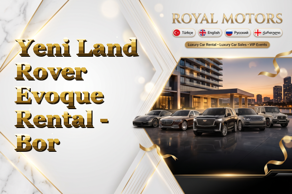 Yeni Land Rover Evoque Rental - Bor