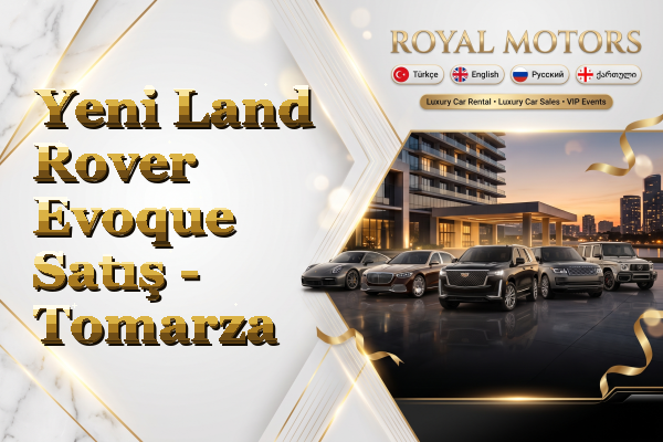 Yeni Land Rover Evoque Satış - Tomarza