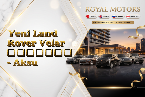 Yeni Land Rover Velar გაყიდვა - Aksu