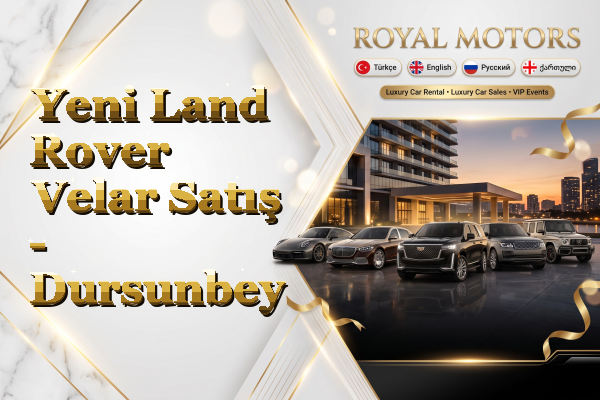 Yeni Land Rover Velar Satış - Dursunbey