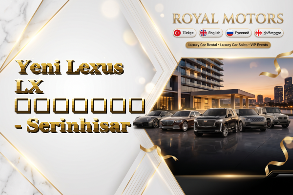 Yeni Lexus LX გაყიდვა - Serinhisar