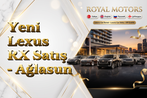 Yeni Lexus RX Satış - Ağlasun