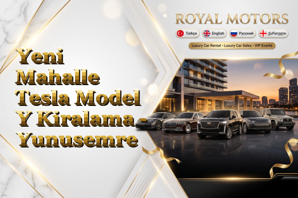 Yeni Mahalle Tesla Model Y Kiralama - Yunusemre