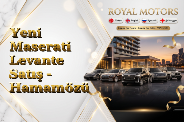 Yeni Maserati Levante Satış - Hamamözü