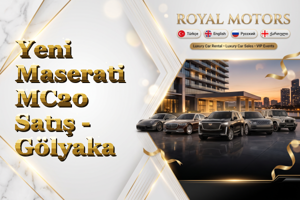 Yeni Maserati MC20 Satış - Gölyaka