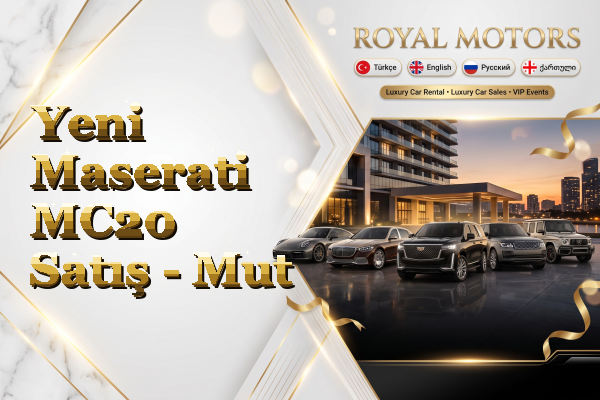 Yeni Maserati MC20 Satış - Mut