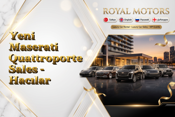 Yeni Maserati Quattroporte Sales - Hacılar
