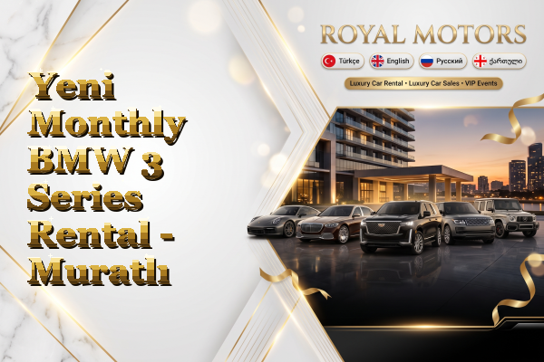 Yeni Monthly BMW 3 Series Rental - Muratlı