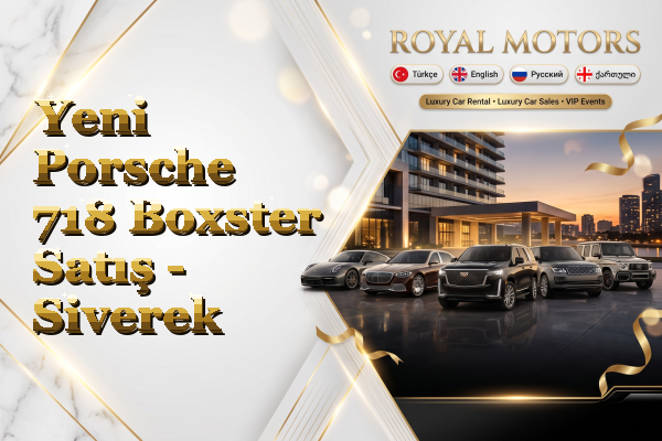 Yeni Porsche 718 Boxster Satış - Siverek