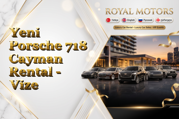 Yeni Porsche 718 Cayman Rental - Vize