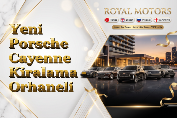 Yeni Porsche Cayenne Kiralama - Orhaneli