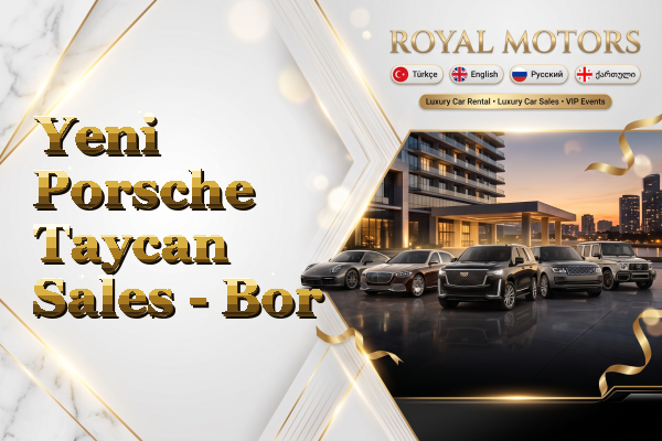 Yeni Porsche Taycan Sales - Bor