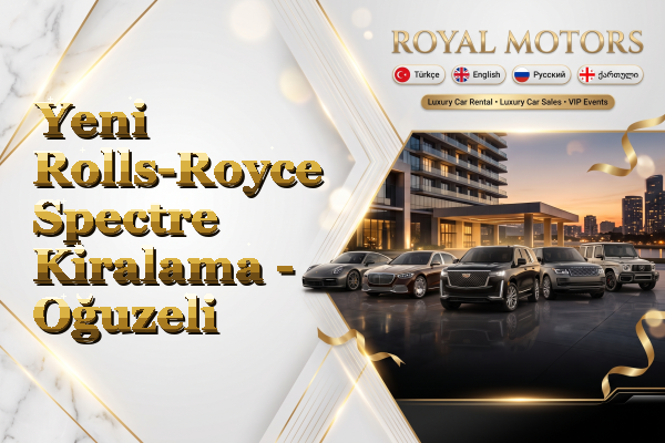 Yeni Rolls-Royce Spectre Kiralama - Oğuzeli