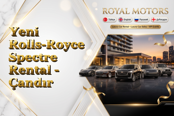 Yeni Rolls-Royce Spectre Rental - Çandır