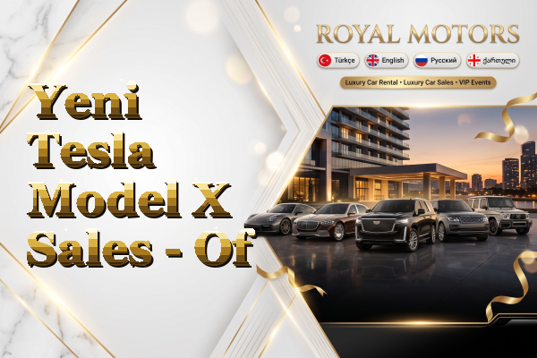 Yeni Tesla Model X Sales - Of