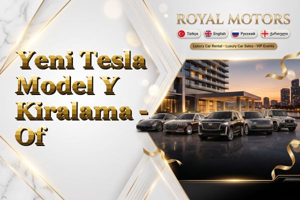 Yeni Tesla Model Y Kiralama - Of