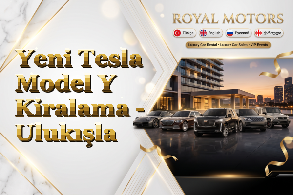 Yeni Tesla Model Y Kiralama - Ulukışla
