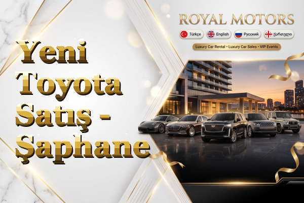 Yeni Toyota Satış - Şaphane