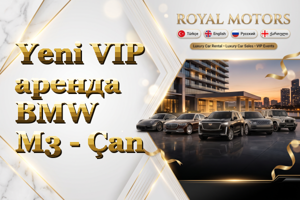 Yeni VIP аренда BMW M3 - Çan