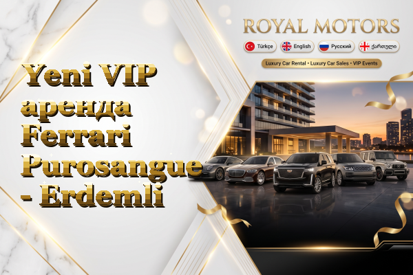 Yeni VIP аренда Ferrari Purosangue - Erdemli
